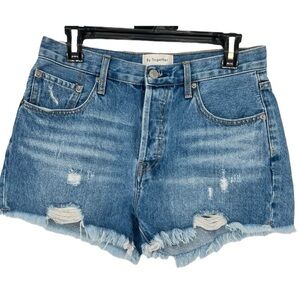 By Together Boutique Cutoff Distressed Jean Shorts‎